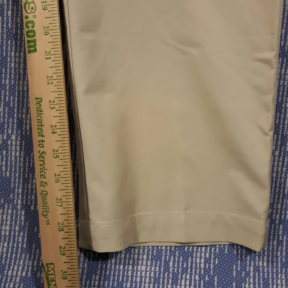 RLX Ralph Lauren Pants Mens Size 38 x 30 Beige Chino Flat Front Golf